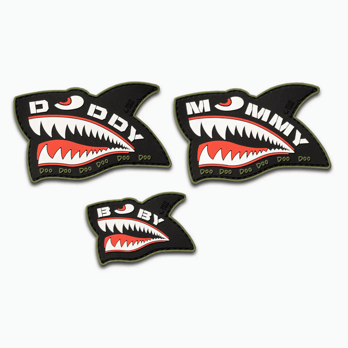 Shark Family PVC Patch
