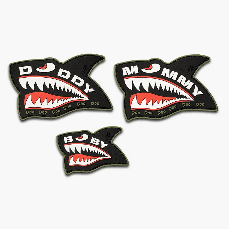 Shark Family PVC Patch