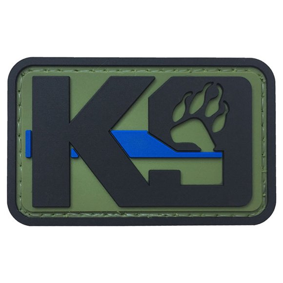 PVC K9 Patch Dog Military Morale Patch Tactical Emblem Badges Hook Back Rubber patch