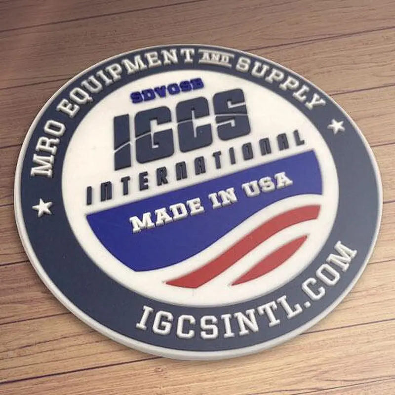 Branded Soft Moulded 2D PVC Coaster