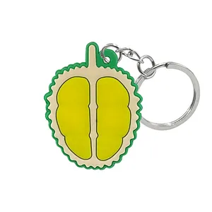 Custom Promotion Gifts 3d Cartoon Durian Keychain