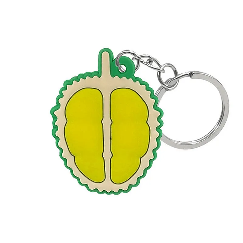 Custom Promotion Gifts 3d Cartoon Durian Keychain