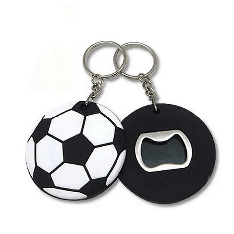 Soft PVC Rubber Football Volleyball Beer Bottle Opener