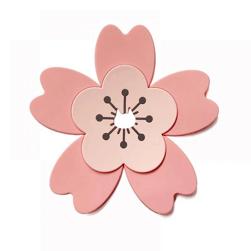 Sakura PVC Coaster Cherry Blossom Cup Coaster