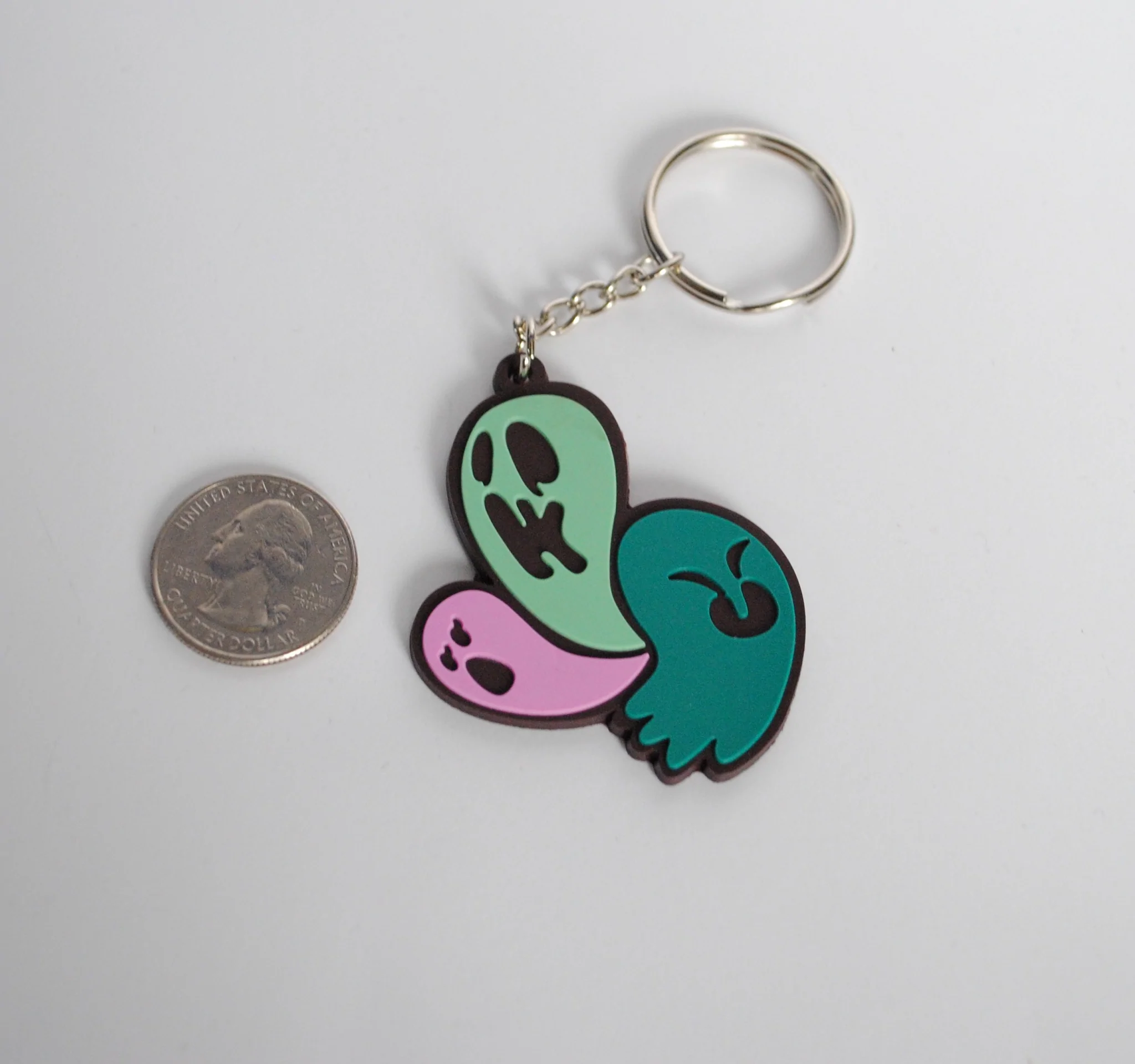 custom shaped Pumpkin Bat Ghost Soft Keyring Halloween party pendants Soft Rubber Pvc Halloween Keychain