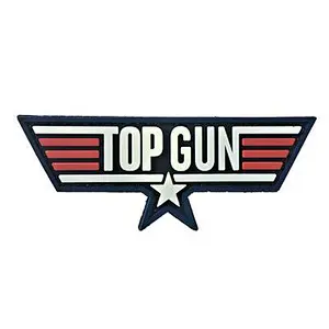 Tactical Top Gun Flight Suit Soft PVC Patches