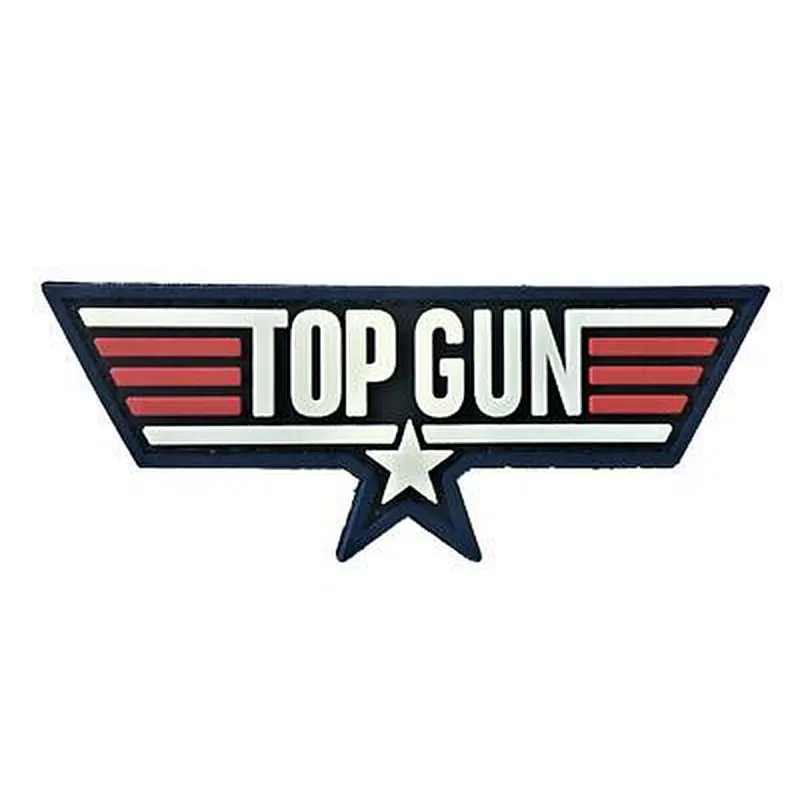 Tactical Top Gun Flight Suit Soft PVC Patches