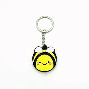 Honey Bee PVC Keychain