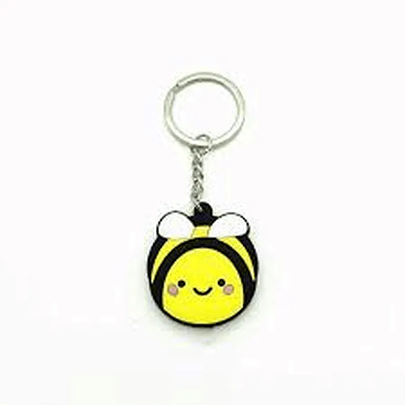 Honey Bee PVC Keychain