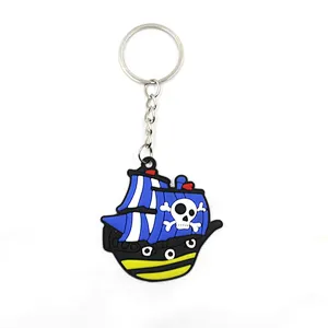 Pirate Keychain Halloween PVC Soft KeyChain