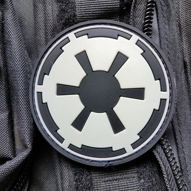 Star Wars Galactic Empire Symbol PVC Rubber Velcro Patch