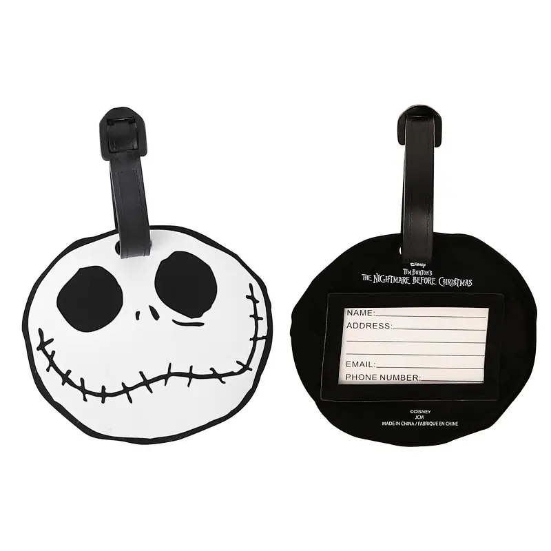 Disney The Nightmare Before Christmas PVC Luggage Tags Jack and Sally Suitcase Tags