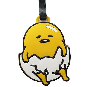 Gudetama Eggs Stylish PVC Suitcase Baggage Travel Luggage ld Name Tag