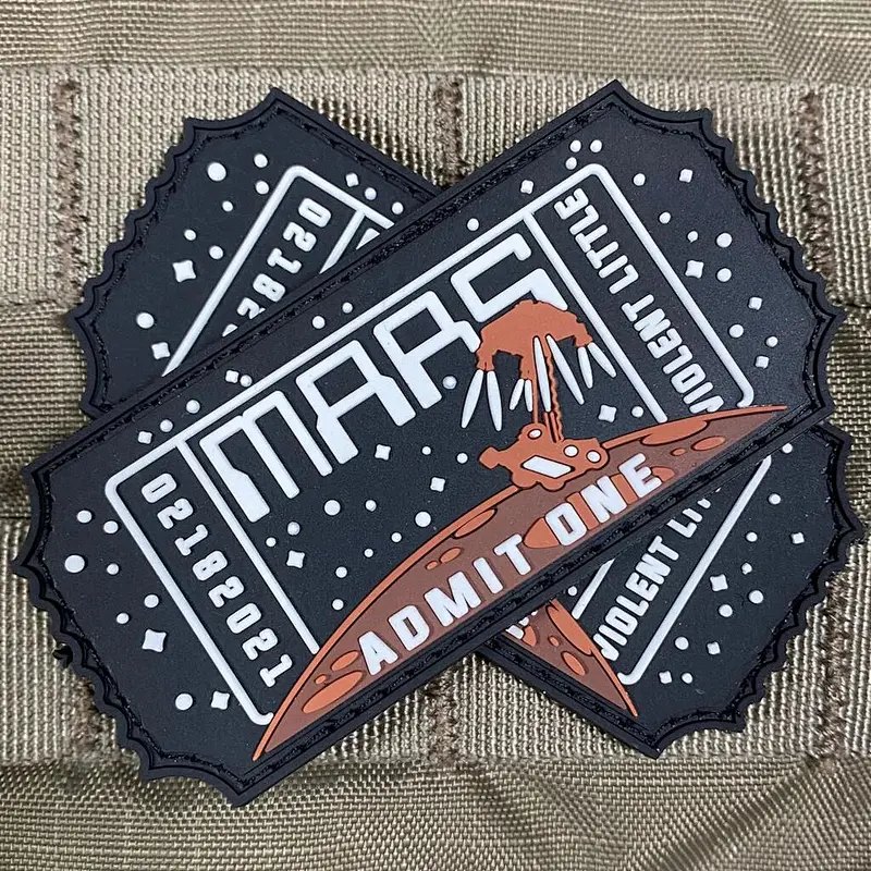 Mars Admit One PVC Patch