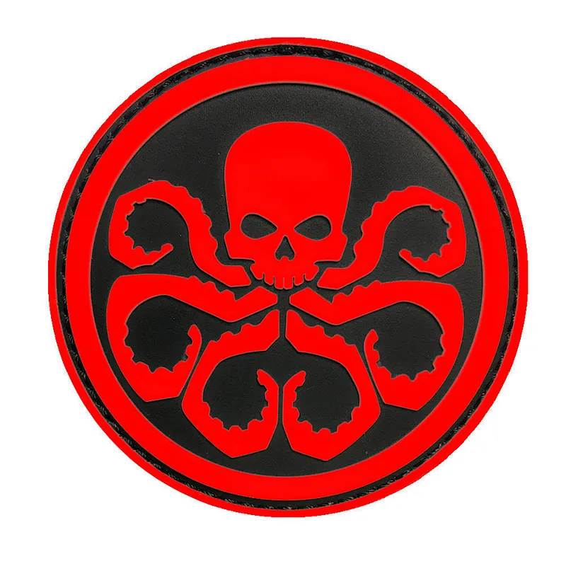 Morale Patch Avengers Hydra Tactical Military Morale 8 cm 3D PVC Patches