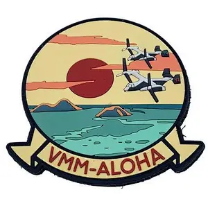 VMM-Aloha with Hook and Loop PVC Patch