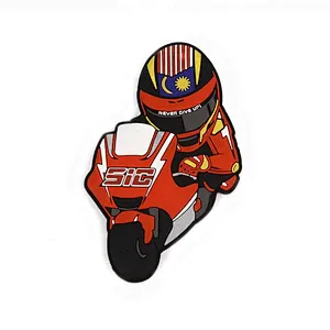 Motorcycle rubberized Soft PVC Fridge Magnet