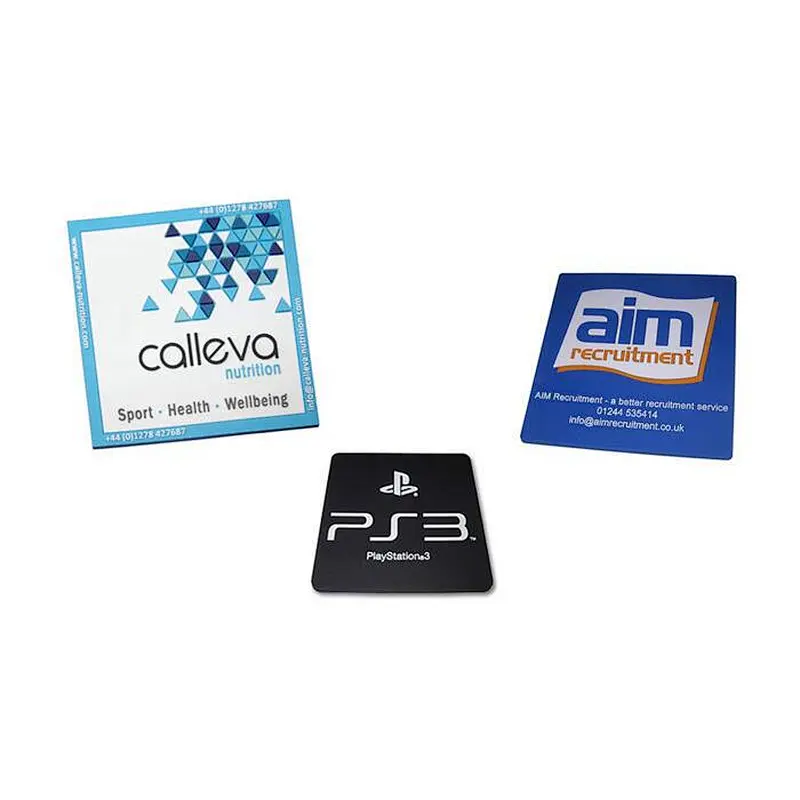 Custom 2D PVC PS3 Cup Coaster For Drink