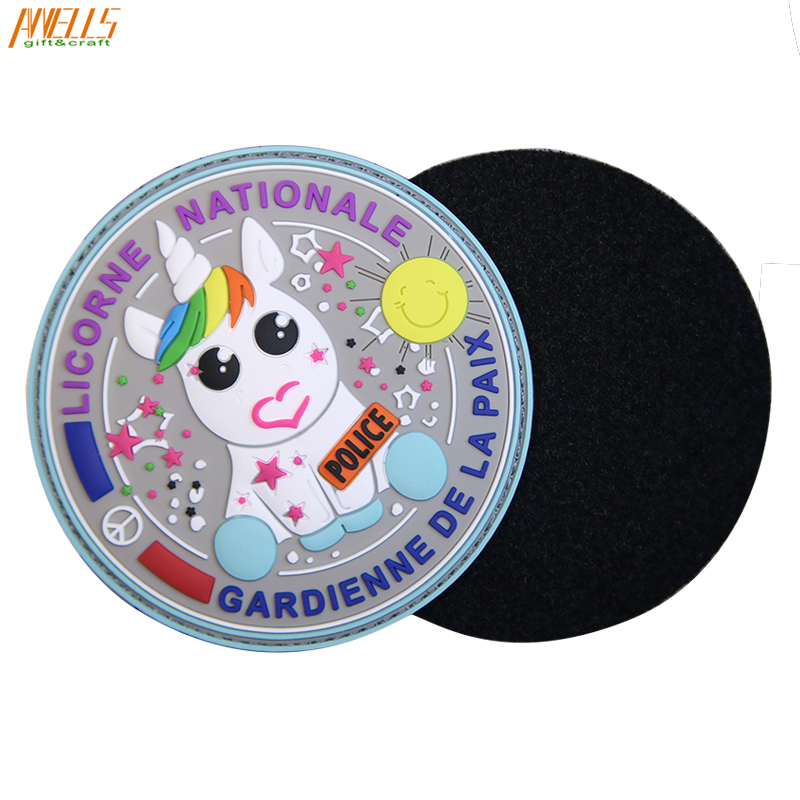 Tactical Unicorn Rubber pvc Velcro Patch
