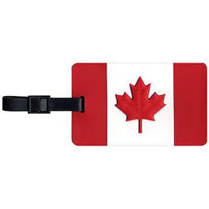 Canada Plastic Luggage Tag Canada Rubberized Luggage Tag