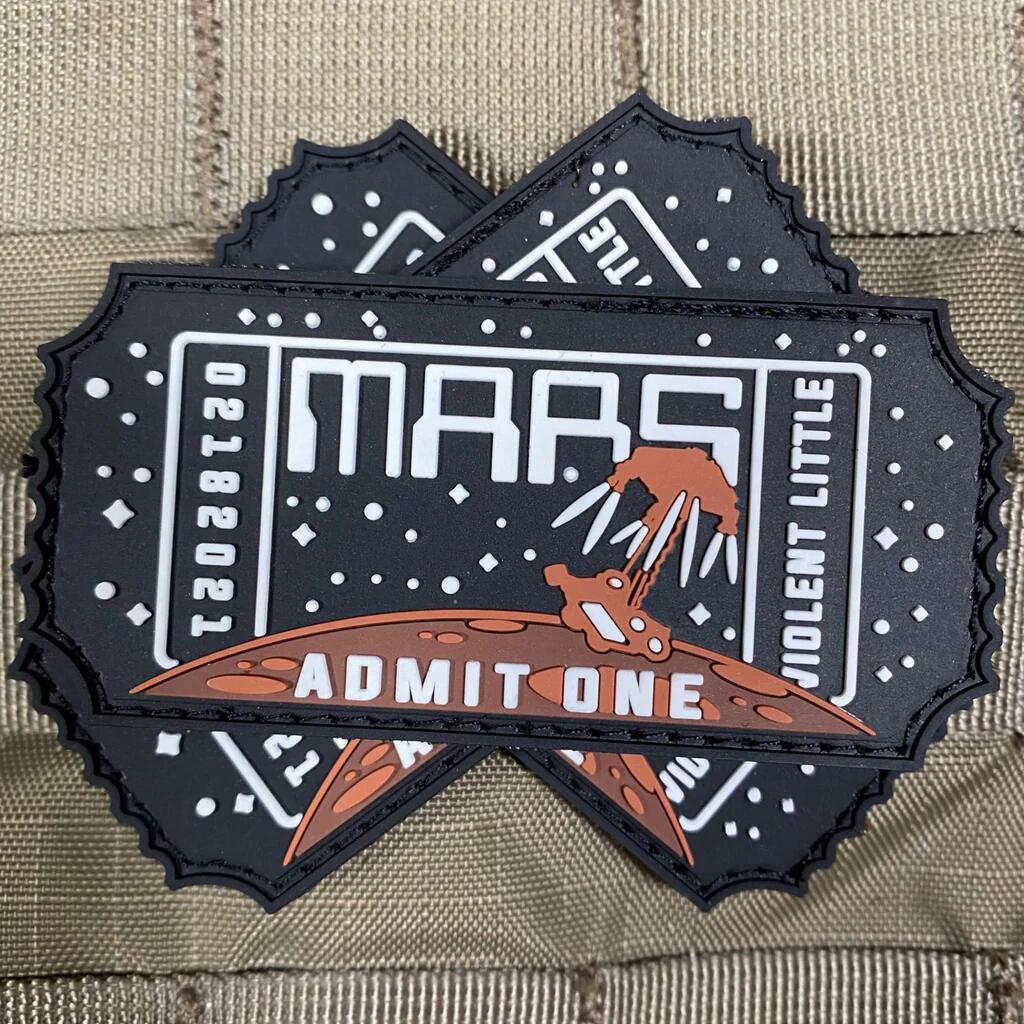Mars Admit One PVC Patch
