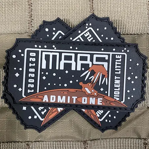 Mars Admit One PVC Patch