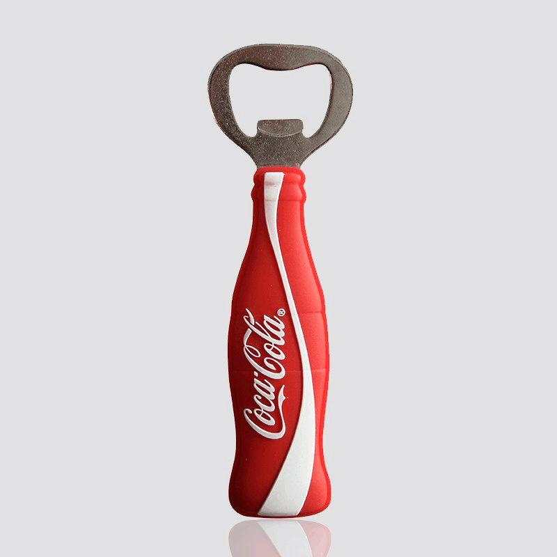 Unique COCA COLA Custom PVC Bottle Opener