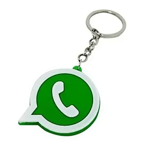 Whatsapp PVC Logo Key chain