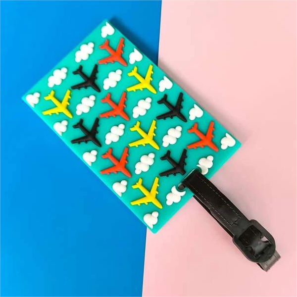 Plane Pattern Luggage Tag
