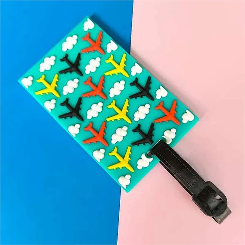 Plane Pattern Luggage Tag