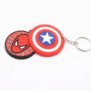 Marvel Captain America Shield PVC Keychain