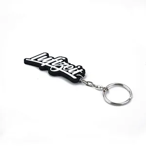 Custom Design Personalized Logo Pvc Keychain 2d/3d Rubber Keychain Fashion Motorcycle