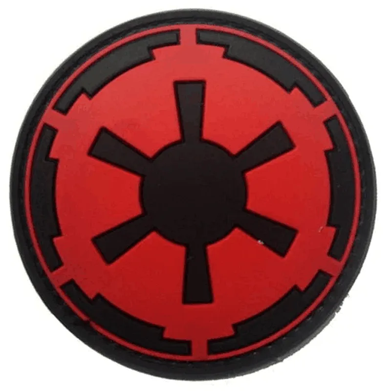 Star Wars Galactic Empire Symbol PVC Rubber Velcro Patch