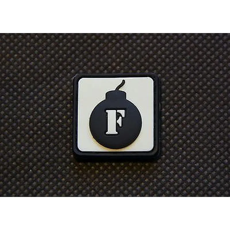 F Bomb 3D PVC GITD Ranger Eye Morale Patch