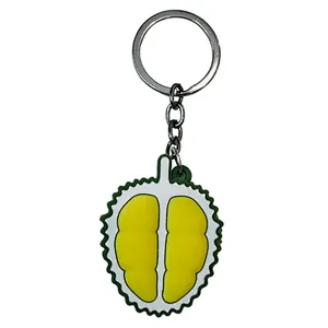 Custom Promotion Gifts 3d Cartoon Durian Keychain