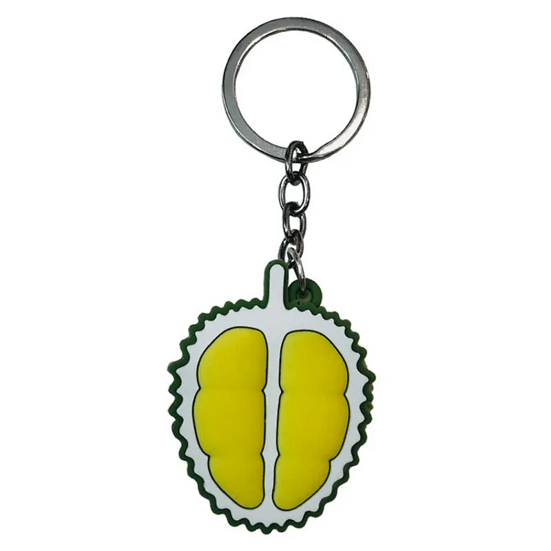 Custom Promotion Gifts 3d Cartoon Durian Keychain