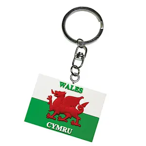 Promotional 2D Soft Flexible PVC Keyrings Printed with your Logo
