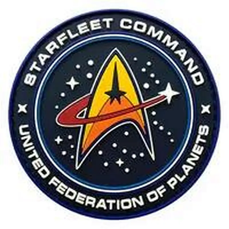Miltacusa Space United Federation of Planets PVC Hook Patch
