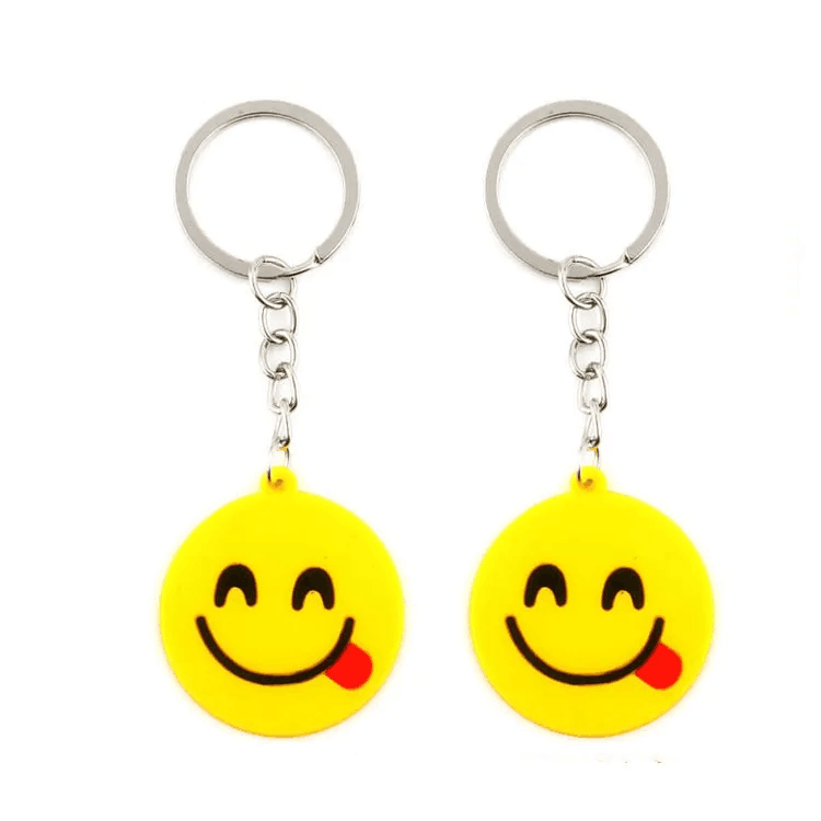 High Quality Smile Tongue Plastic Keychain Soft Pvc Keychain Custom Keychain