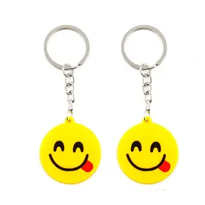 High Quality Smile Tongue Plastic Keychain Soft Pvc Keychain Custom Keychain