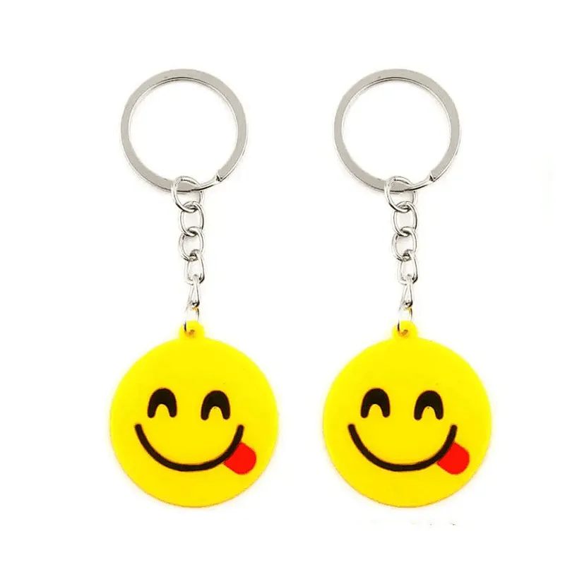 High Quality Smile Tongue Plastic Keychain Soft Pvc Keychain Custom Keychain