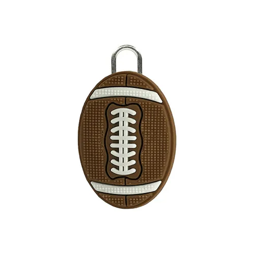 PVC Zipper Pull Puller End Basketball football shape Zipper Sliders