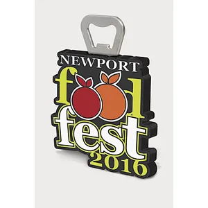 Custom Bottle Opener Fridge Magnet Factory Pvc Bottle Opener With Soft Magnet