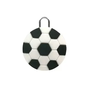 PVC Zipper Pull Puller End Basketball football shape Zipper Sliders