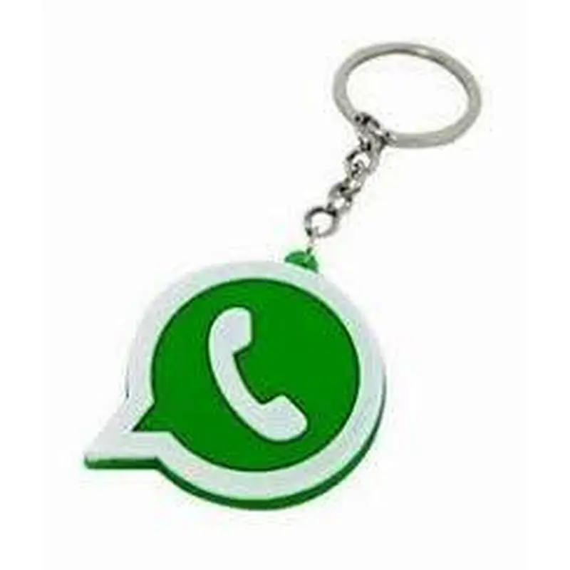 Whatsapp PVC Logo Key chain