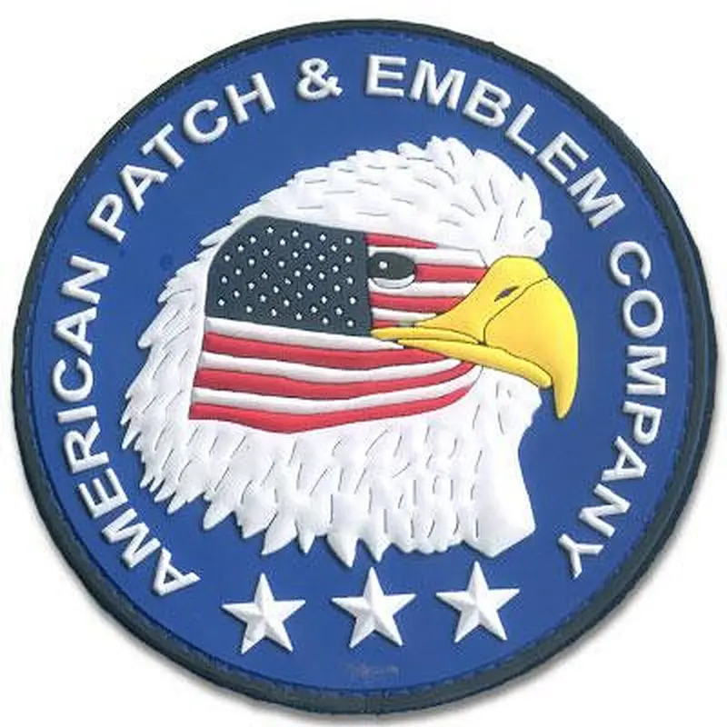 Custom PVC Patches Durable Rubber Patches American Patch