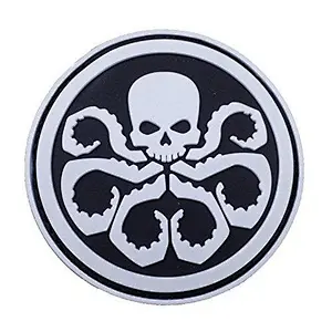 Morale Patch Avengers Hydra Tactical Military Morale 8 cm 3D PVC Patches