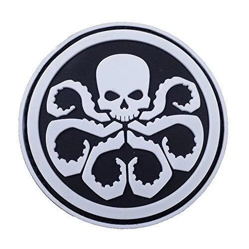 Morale Patch Avengers Hydra Tactical Military Morale 8 cm 3D PVC Patches
