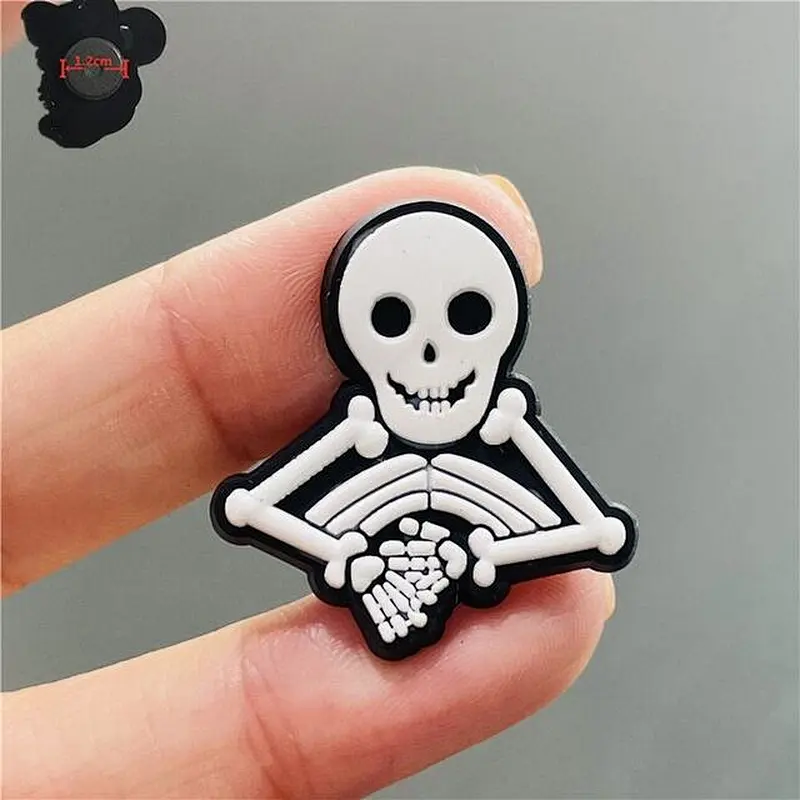 Cute Cartoon Fridge Magnetic Sticker Pumpkin Bat Bone Ghost Refrigerator Magnets Halloween Gift
