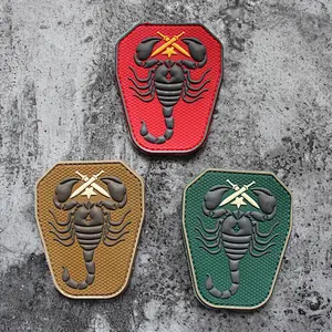 Scorpion Military Army Tactical Morale PVC Rubber Patches